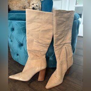 Vince Camuto Tan Heeled Boots